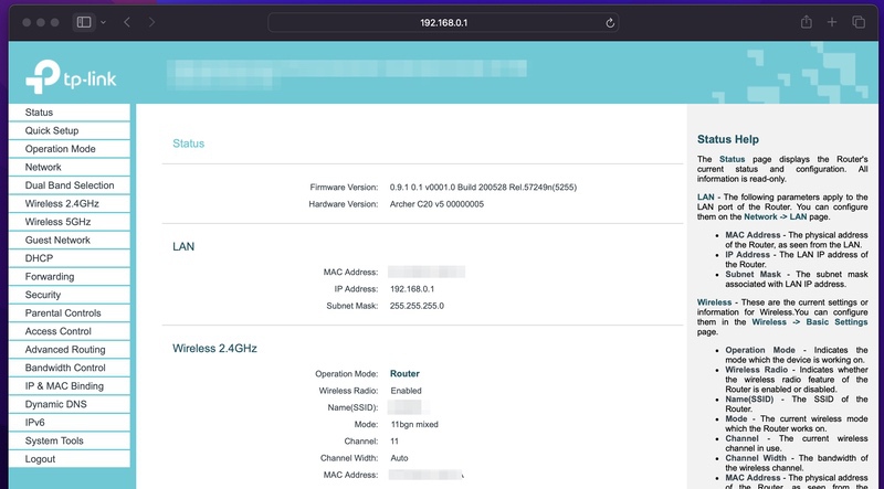 ip address router