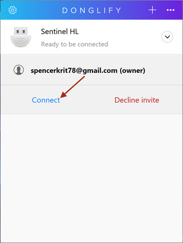  Share dongle concurrently